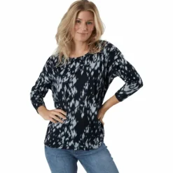 Onlelcos 4/5 Aop Top Jrs Noos Black W/graphic Paint 15