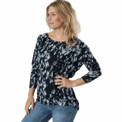 Onlelcos 4/5 Aop Top Jrs Noos Black W/graphic Paint 15