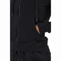 Onlfeel Life L/s Zip Hood Swt Black