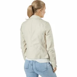 Onlgemma Faux Leather Biker Ot Silver Lining