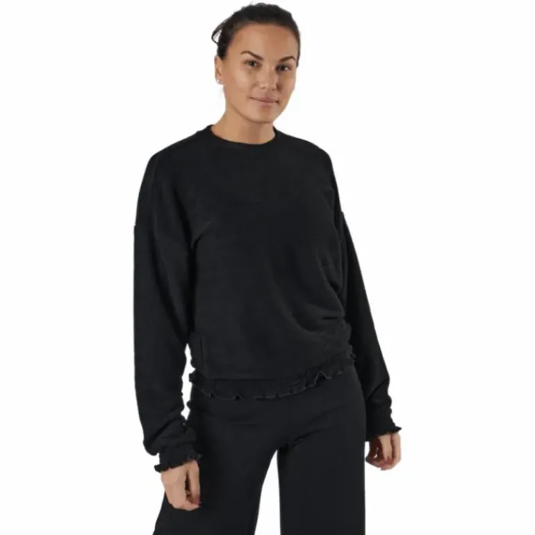 Onljenka L/s O-neck Smock Top Black