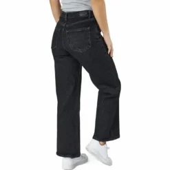Onljuicy Hw Wide Leg Rea244 No Black Denim