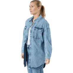 Onlkasia Ls Os Shirt Dnm Bj No Medium Blue Denim