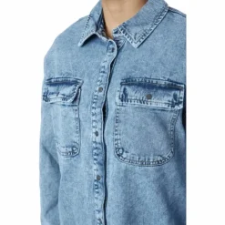 Onlkasia Ls Os Shirt Dnm Bj No Medium Blue Denim