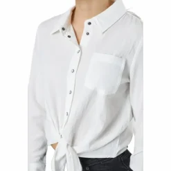 Onllecey Ls Knot Shirt Noos Cloud Dancer