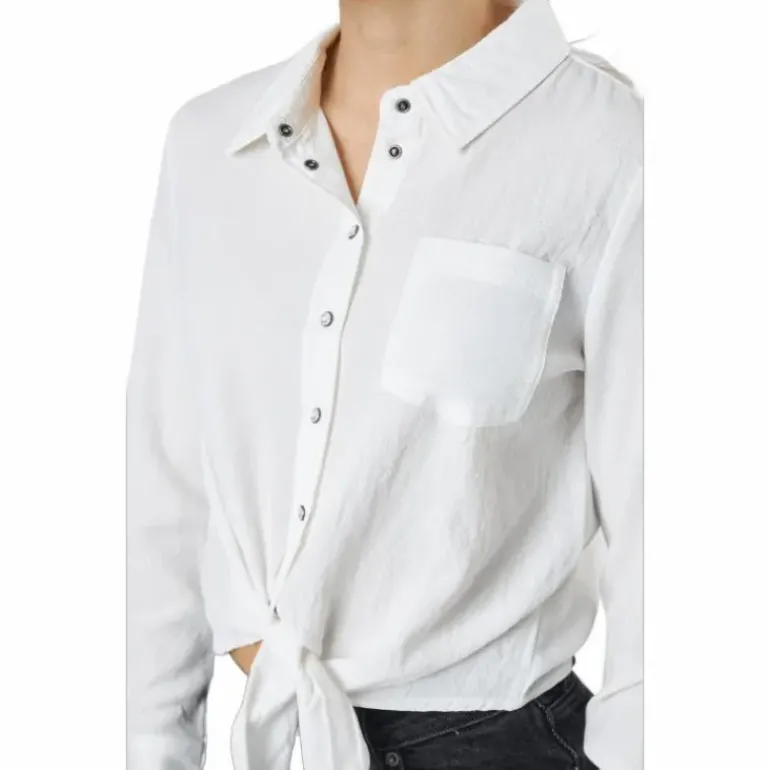 Onllecey Ls Knot Shirt Noos Cloud Dancer