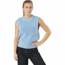 Onlparis Life Vest Knt Sky Blue