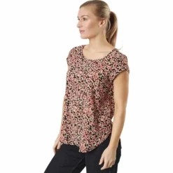 Onlvic Ss Aop Top Ptm Black