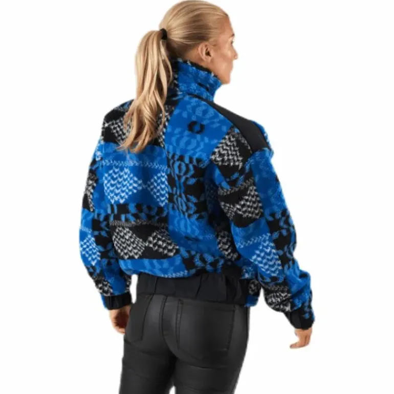 Original Pile Zip Jacket AW Patterned