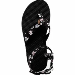 Original Sandal Floral Satin Patterned/Black
