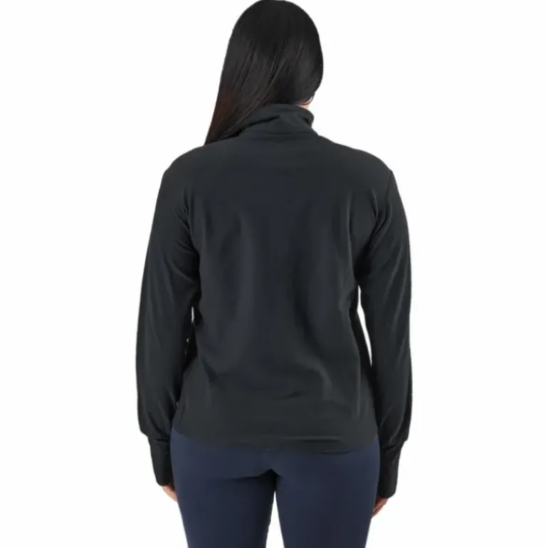 Otr 1/2 Zip W Black
