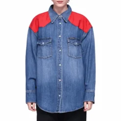Oversized Foundation Shirt Blue