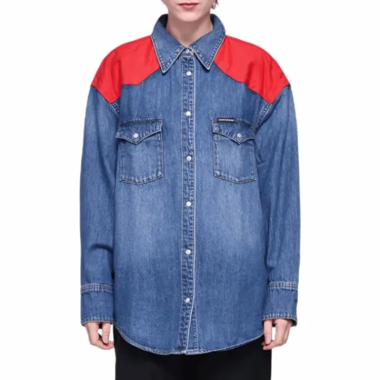 Oversized Foundation Shirt Blue
