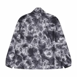 Own the Run Allover Print Hooded Running Windbreaker White