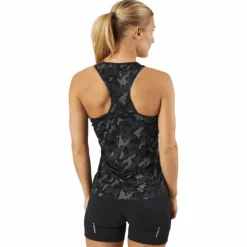 Own the Run Camo Running Tank Top Black
