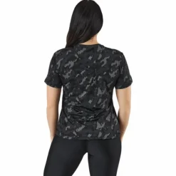 Own the Run Camo Running T-Shirt Black