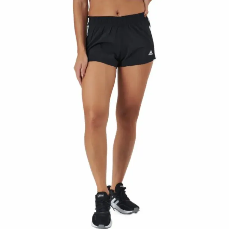 Pacer 3 Stripe Woven Short Black / White