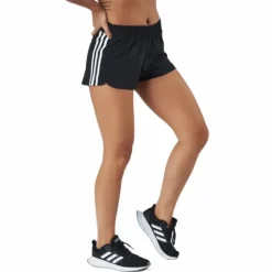 Pacer 3 Stripe Woven Short Black / White