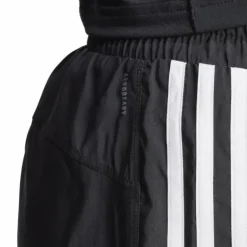 Pacer Training 3-Stripes Woven High-Rise Shorts Black / White