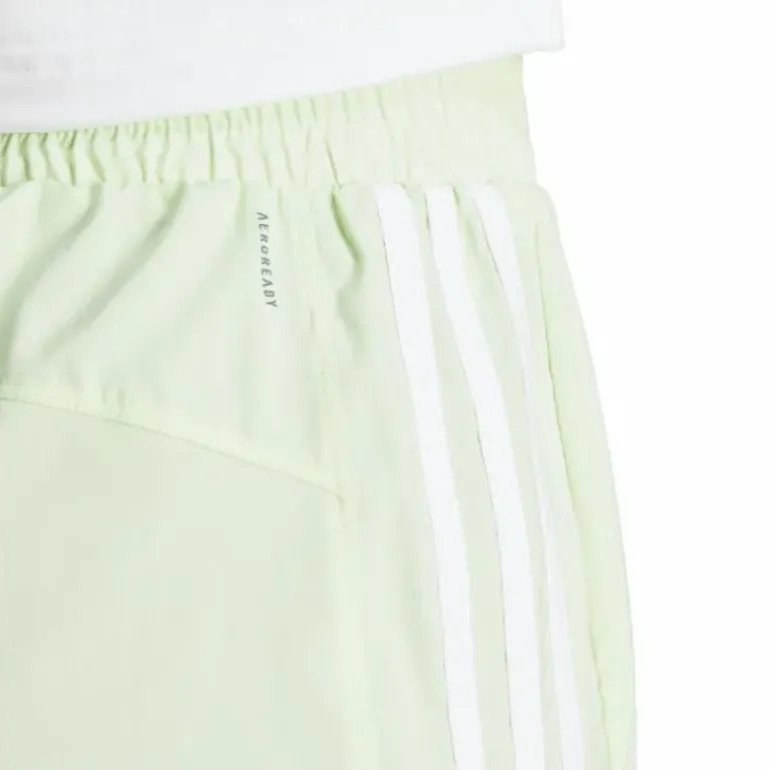 Pacer Training 3-Stripes Woven High-Rise Shorts Green