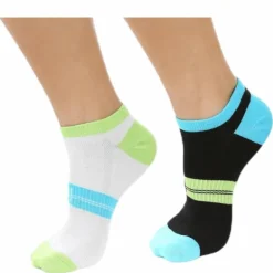 2-pack Lady Low-cut Blue/Grey
