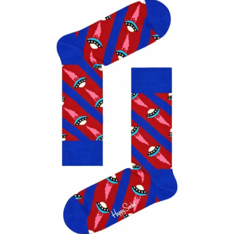 4-pack Navy Socks Gift Set Burgundy