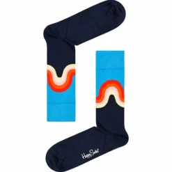 4-pack Navy Socks Gift Set Burgundy
