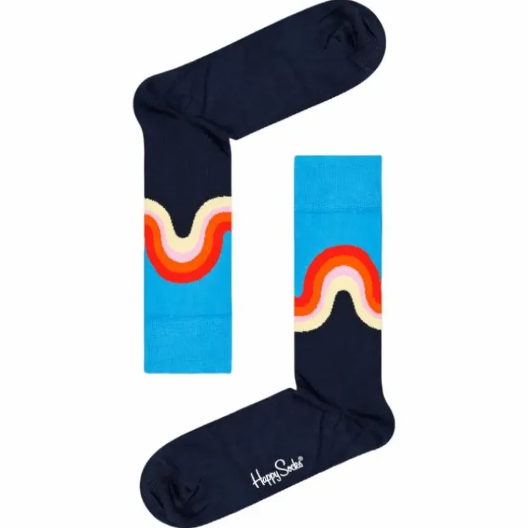 4-pack Navy Socks Gift Set Burgundy