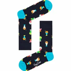 4-pack Navy Socks Gift Set Burgundy