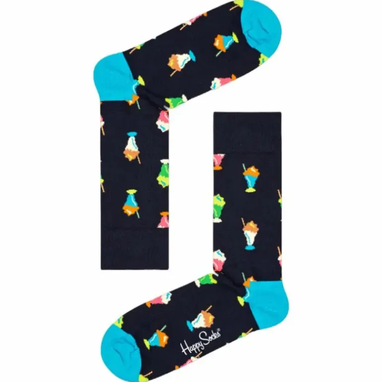 4-pack Navy Socks Gift Set Burgundy