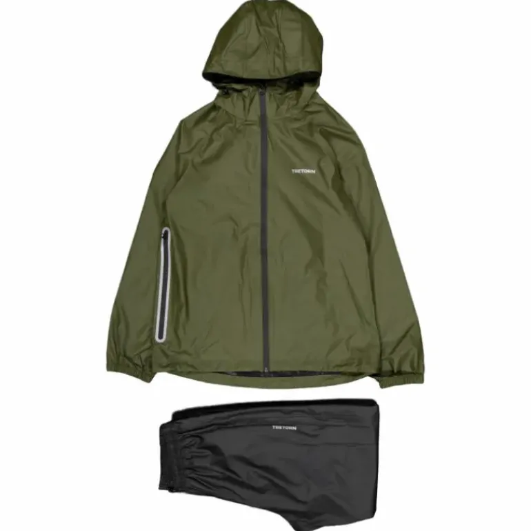 Packable Rainbreaker Set Forest Green