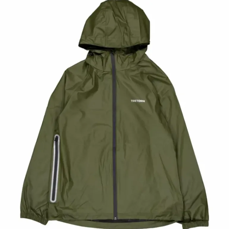 Packable Rainbreaker Set Forest Green