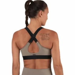 Padded Crossback Bra Beige