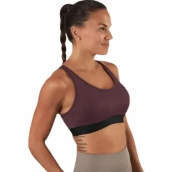 Padded Crossback Bra Purple