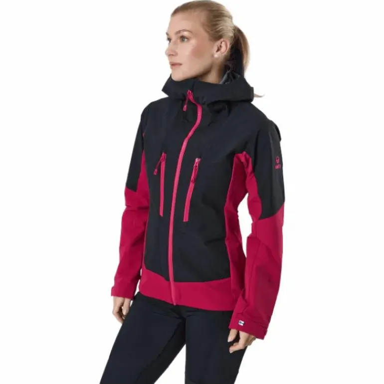 Pallas W Ii Warm Hybrid Jacket Cerise Pink - Black