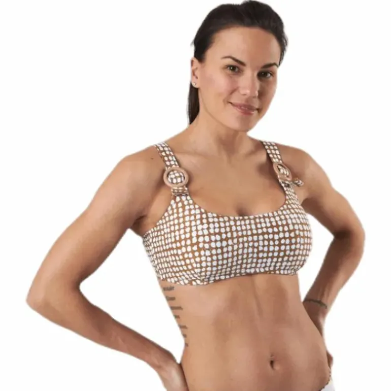Paradise Cove Crop Top Gold