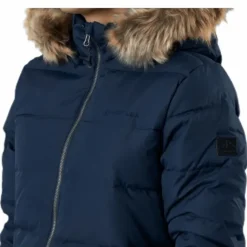 Paranaque Long Down Parka Jacket Blue