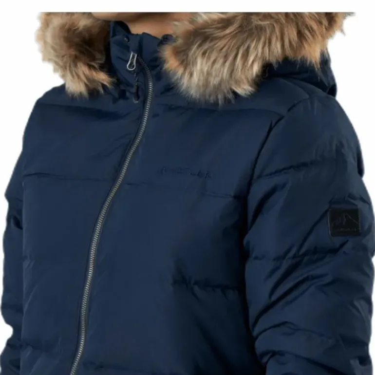 Paranaque Long Down Parka Jacket Blue