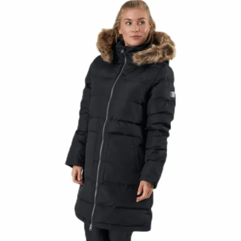 Paranaque Long Down Parka Jacket Black