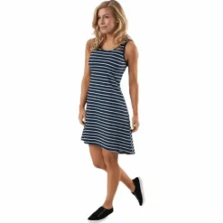 Pasadena Dress Blue/White