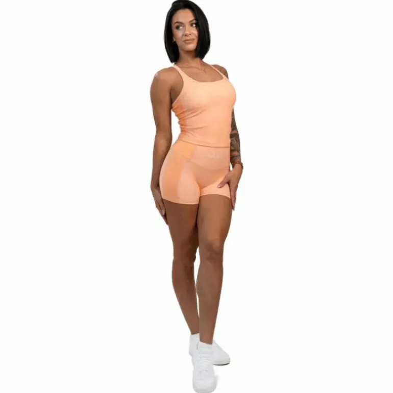 Pastel Paradise Shorts Peach