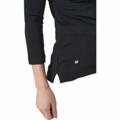Patrice 3/4 Polo Shirt Black