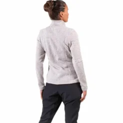Paulina Melange Fleece Jacket Beige