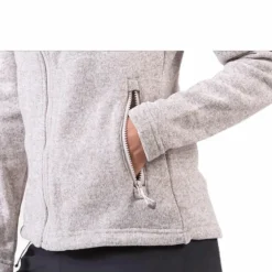 Paulina Melange Fleece Jacket Beige