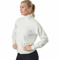 Pccava Ls High Neck Knit Bc Birch