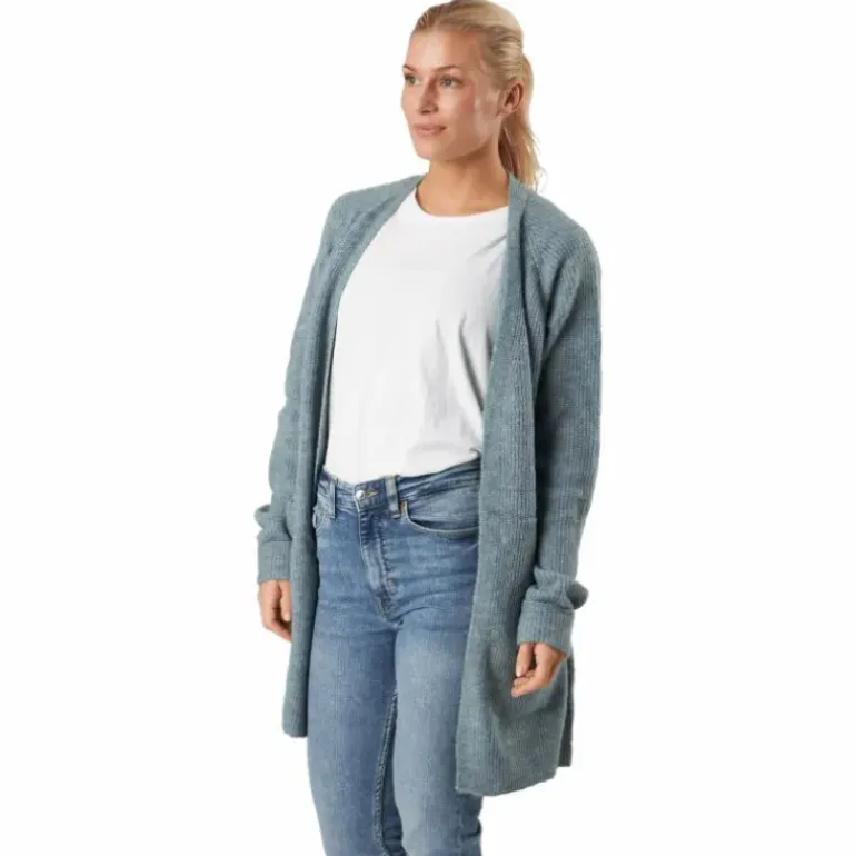 Pcellen Ls Long Knit Cardigan Trooper