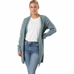 Pcellen Ls Long Knit Cardigan Trooper