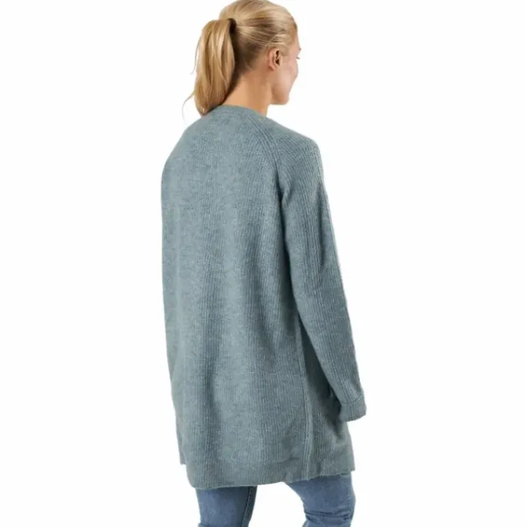 Pcellen Ls Long Knit Cardigan Trooper
