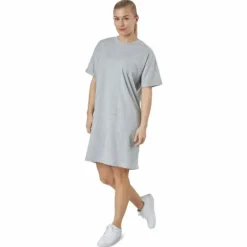 Pcria Ss Dress Bc Light Grey Melange