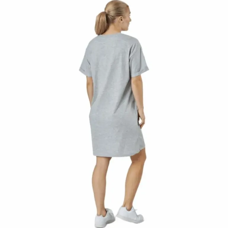 Pcria Ss Dress Bc Light Grey Melange